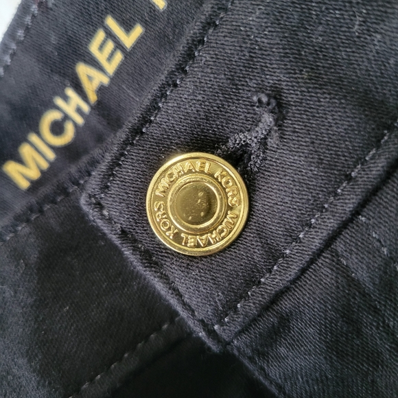 MICHAEL Michael Kors Izzy Skinny Black Jeans 8 NWT Stretch Mid Rise - Picture 5 of 11